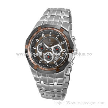 Shenzhen factory customized, businessman fashion watch, six stitches, Japan movement